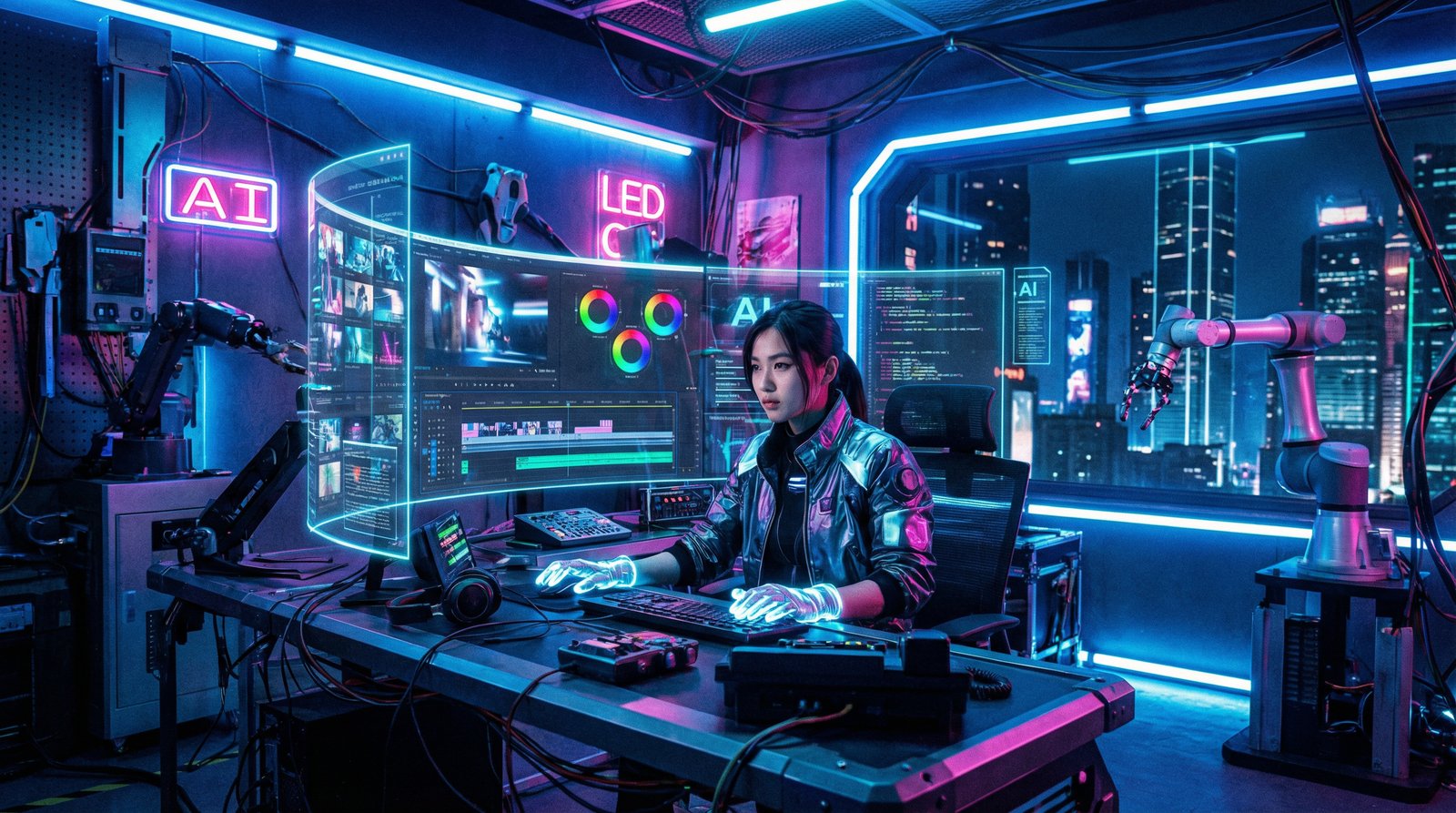 三级AI视频工作室